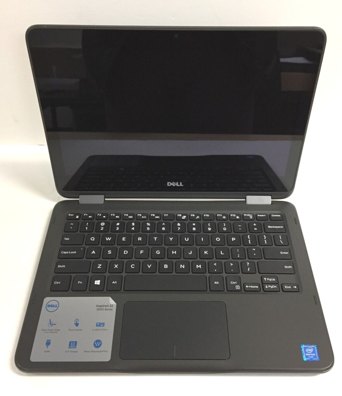 Dell Inspiron 3168 11.6″ Touchscreen Laptop/Intel N3710/8GB/4GB/128GB SSD/Win 10