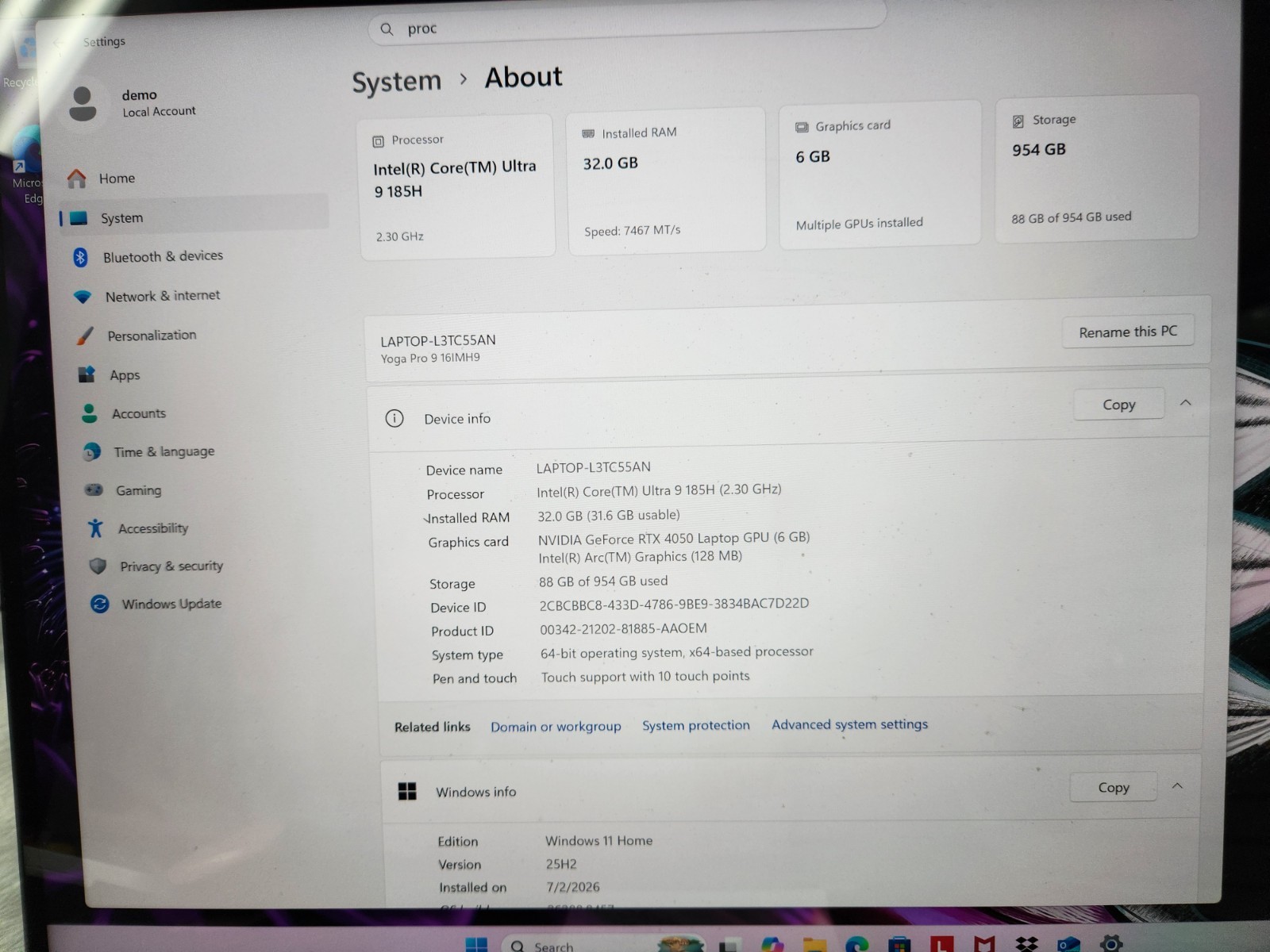 Lenovo Yoga Pro 9 16IMH9