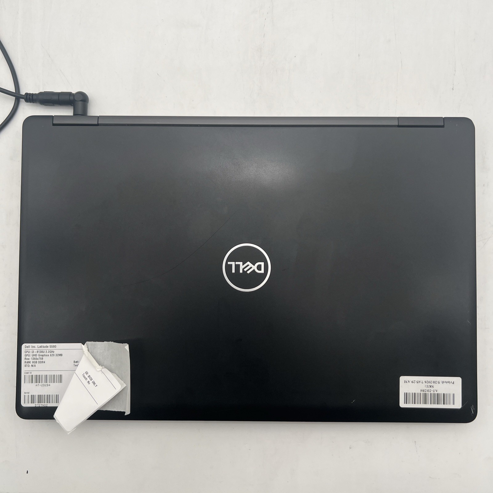 Dell Latitude 5590 I3 8130U 2.2.GHz 8GB RAM No Drive No OS