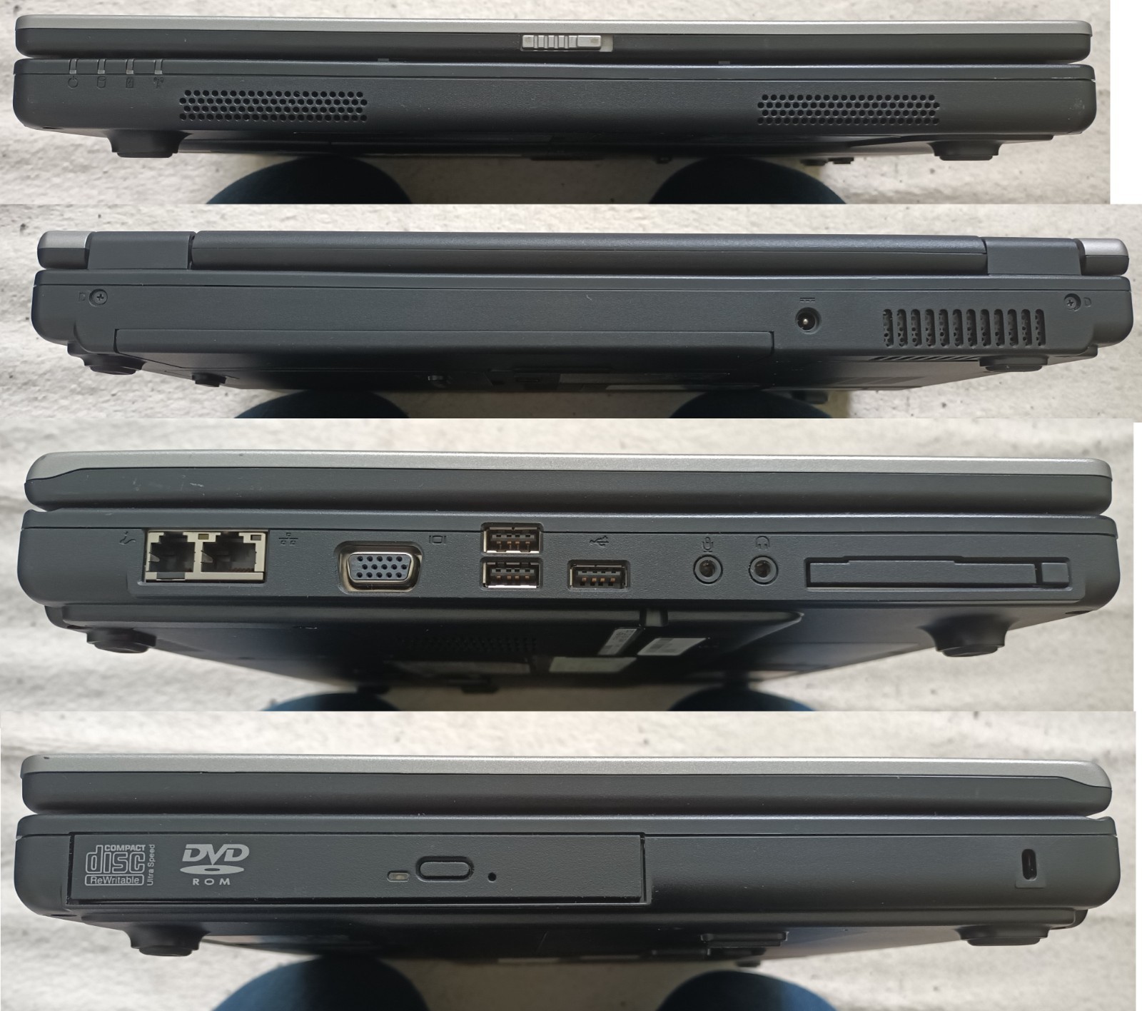 Dell Latitude 1300 Laptop Notebook 14.1″ 768MB 40GB 1280×800 Windows XP Charger