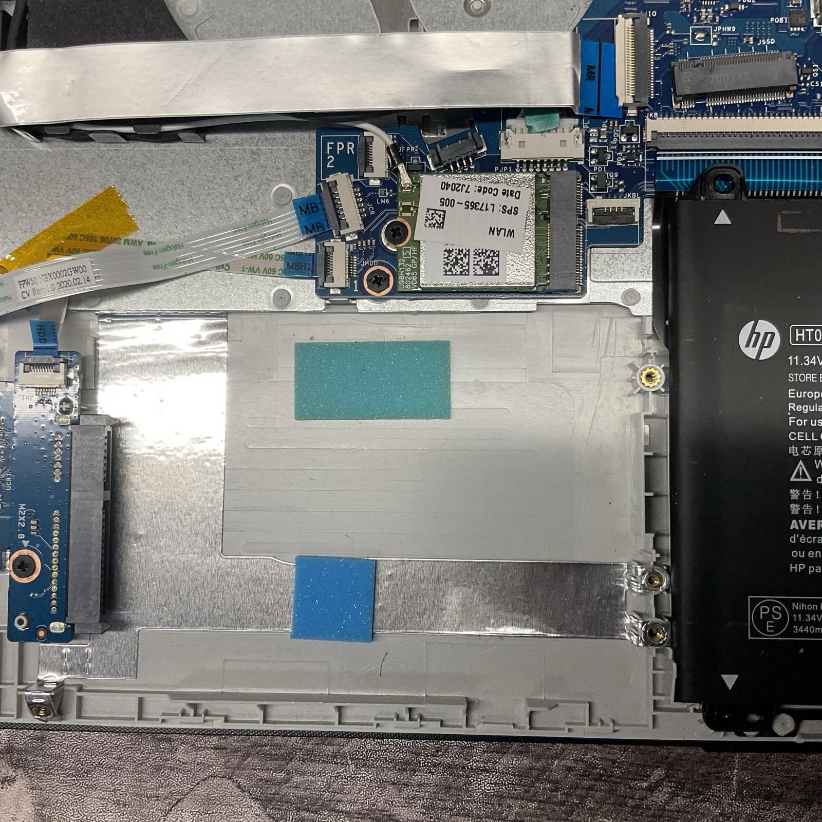 Lot of 3 HP Laptop 15 / i3 10th Gen / No RAM / Parts Repair / P15