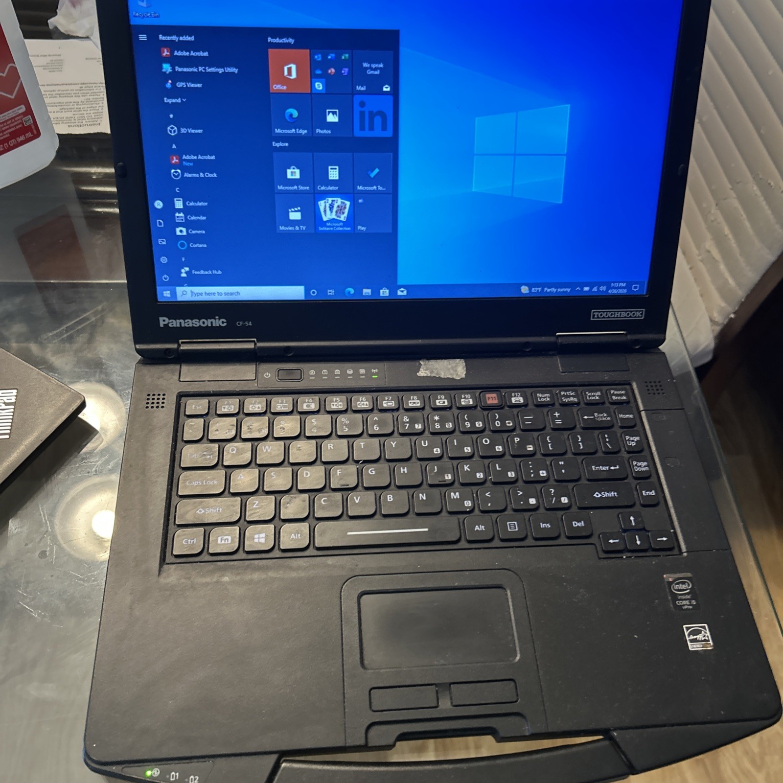 Panasonic Toughbook CF-54 mk1 Intel i5-5300 |8GB ddr3 | 256GB ssd | Win10 pro