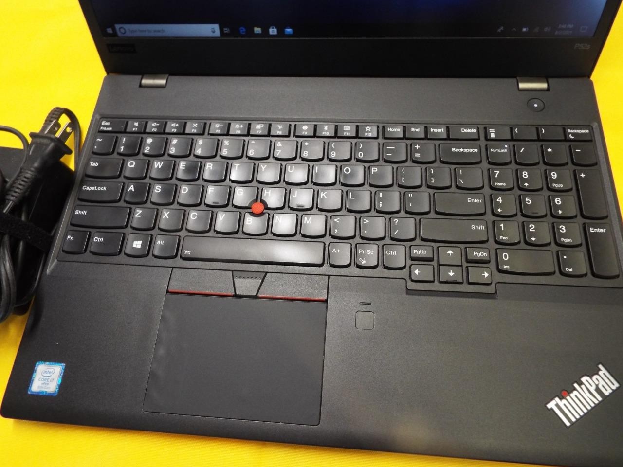 Lenovo Thinkpad P52S i7 8650U 1.9–2.11 GHz 32GB mem 500 SSD, 15.6″ touchscreen