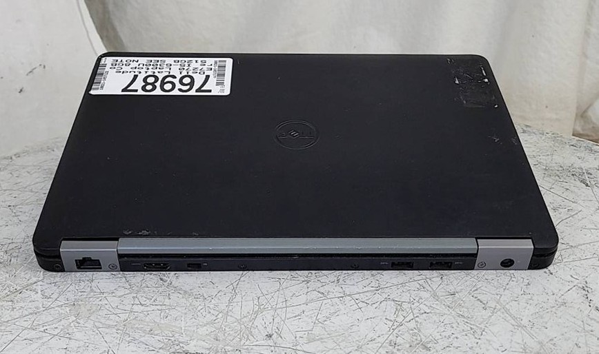 Dell Latitude E7270 Laptop Core I5-6300U 8GB 512GB SEE NOTES