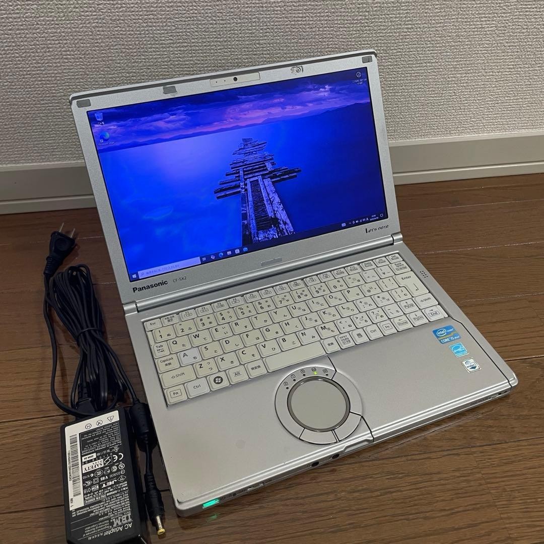 Panasonic Let’s Note CF-SX2 DVD Intel Core i5 SSD 450GB 4GB RAM Windows 10 Used
