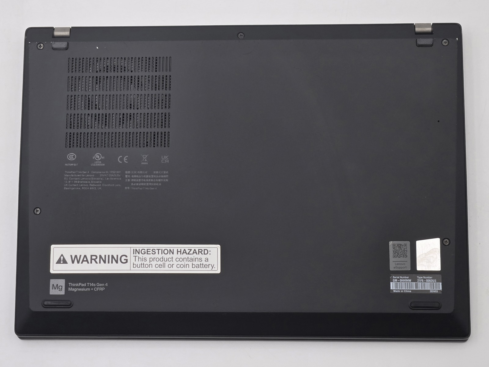 Lenovo ThinkPad T14s Gen 4 14″ FHD+ I5-1335U 512GB 16GB W11P Backlit FPR WNTY