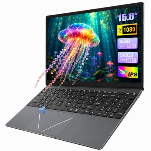 15.6 inch Laptop PC Cerelon N5095, Portable Computer 16GB RAM 16.6-inch Laptop