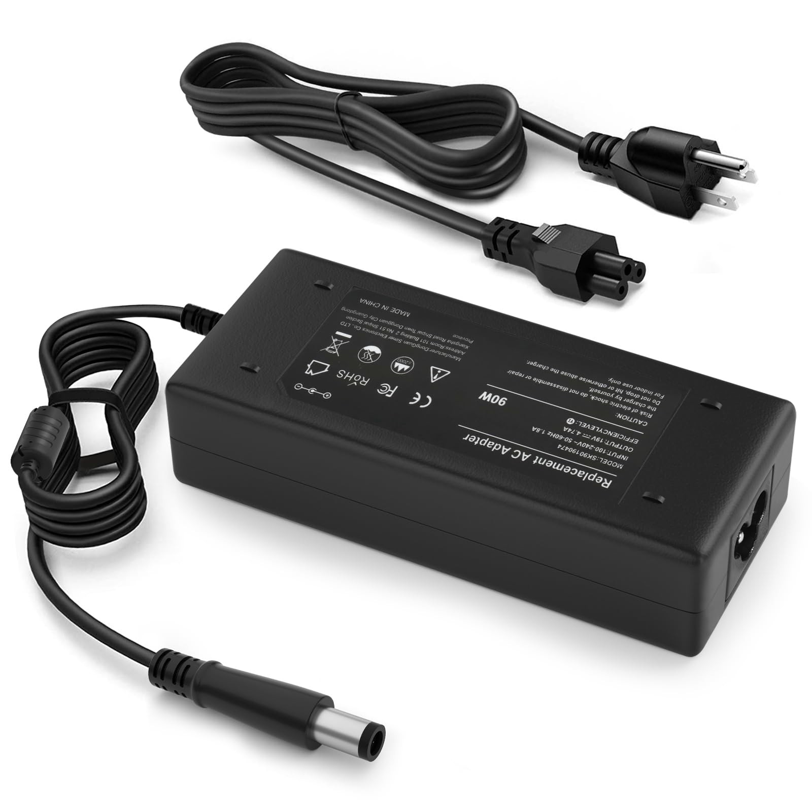KAQIAR 90W AC Adapter Laptop Charger Compatible with HP Elitebook 8440p 8460p 25