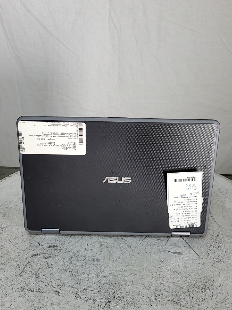 ASUS C213S 11.6″ Chromebook Celeron N3350 32GB 4GB SEE NOTES
