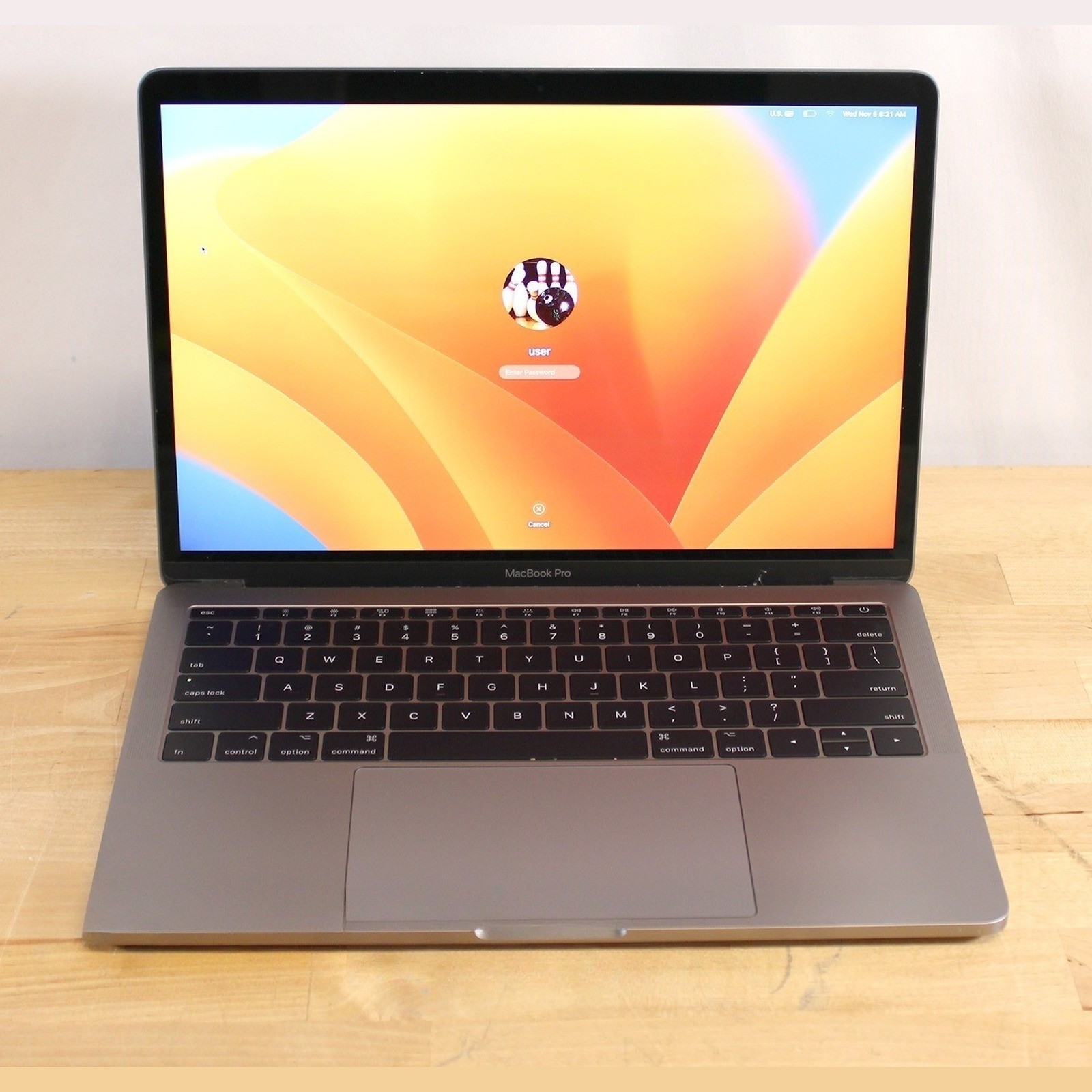 Apple MacBook Pro A1708 i5-DualCore 2.30GHz 8GB RAM 120GB Drive (macOS Ventura)