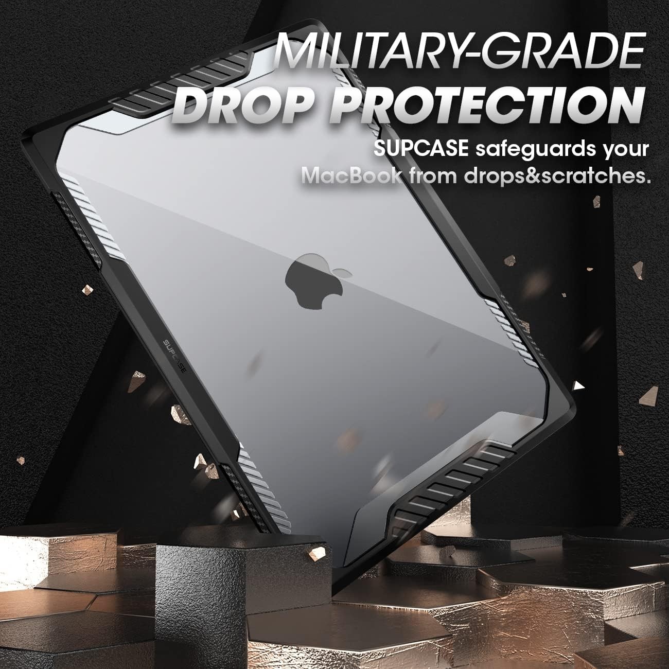 MacBook Air 15 Inch Case 2026/2025/2024/2023 Heavy Duty Shockproof Hard Shell Co