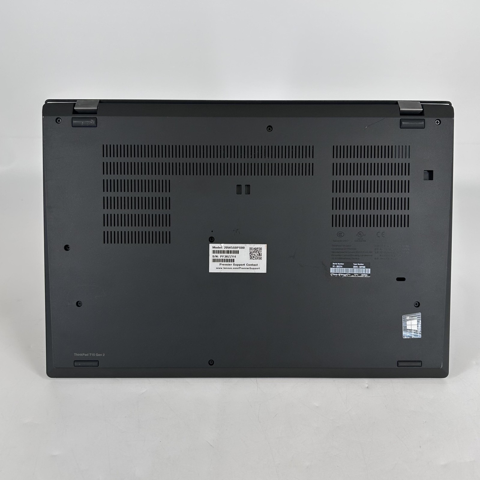 Lenovo ThinkPad T15 Gen 2 2021 Black FHD i5-1135G7 2.40GHz 16GB 512GB SSD Good