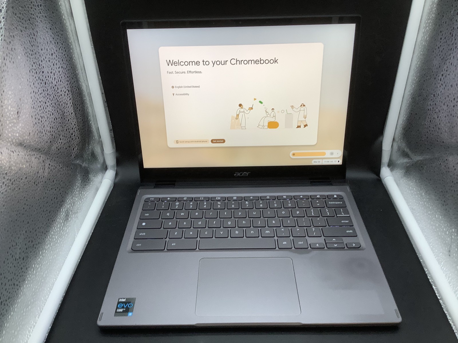 Acer CP713-3W-54JD 13.5″ Touchsscreen i5-1135G7 @ 2.4GHz 16GB 256GB Chrome Read