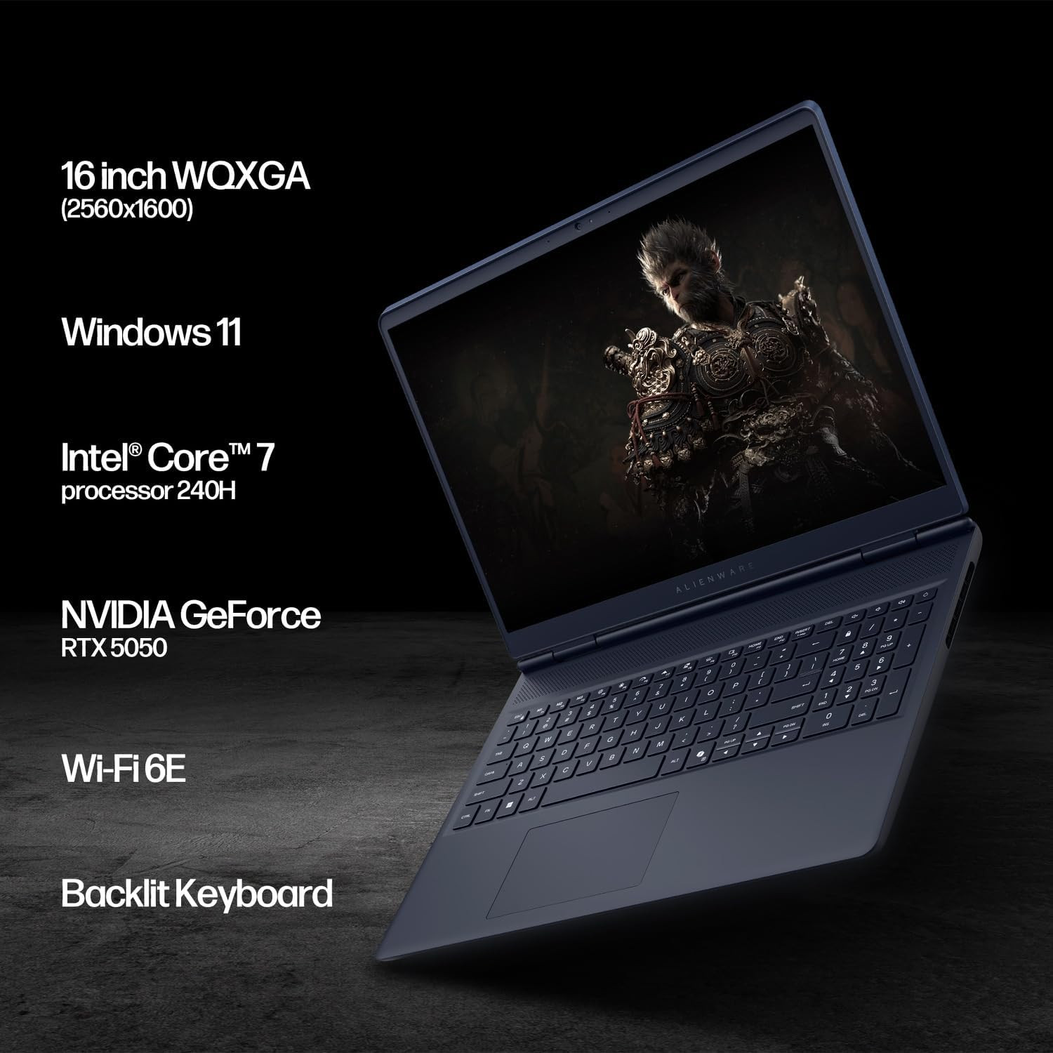DELL Alienware 16 Aurora Gaming Laptop 16 WQXGA RTX 5050 Intel 32GB 2TB Win11