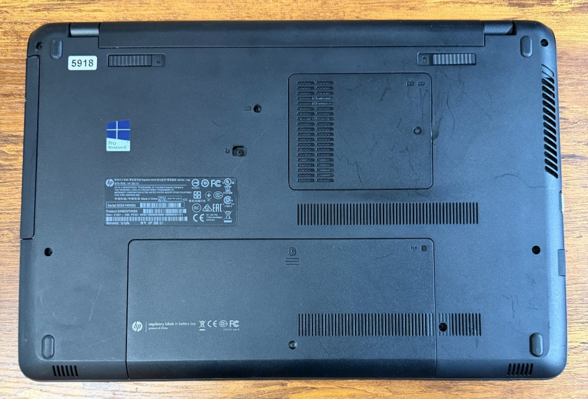 HP 350 G1 Intel(R) Core(TM) i5-4200U 8 GB RAM 256 GB SSD 15.6″