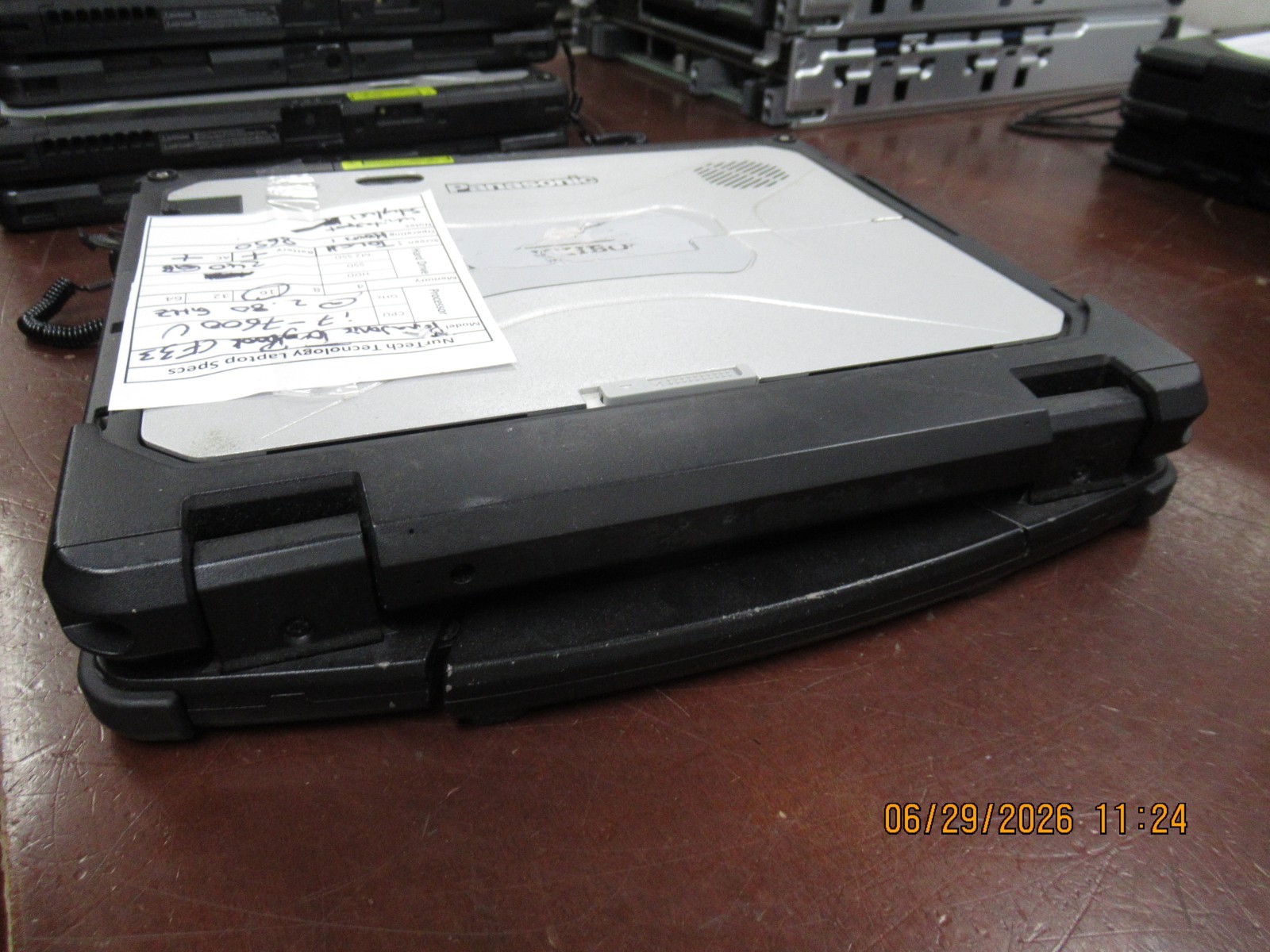 Panasonic Toughbook CF-33 2.8GHz i7-7600U 16GB 240GB M2SSD 8650 Hours Laptop +AC