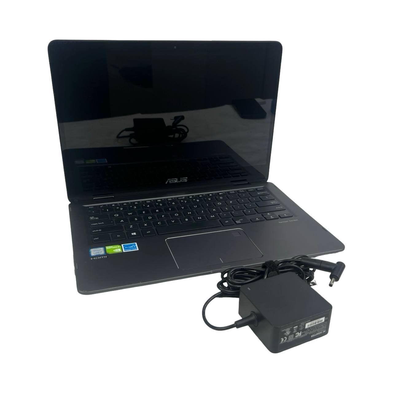 ASUS ZenBook Flip 14 i7-8565u 16GB 500GB SSD + MX150 GPU w/ Charger Win11 Pro