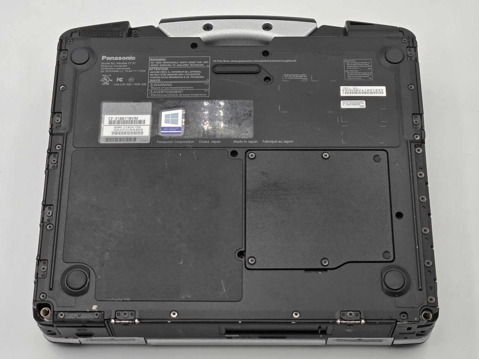 Panasonic Toughbook CF-31 MK6 i5-7300U 8GB Touch Shell No SSD No OS