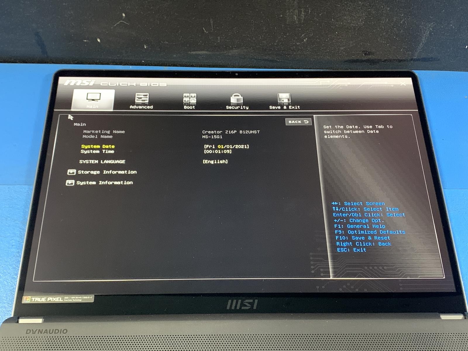 MSI MS-15G1 Core i9 12900H 2.92GHz 64GB DDR5 Nvidia GF RTX 3080 NO HDD NO OS