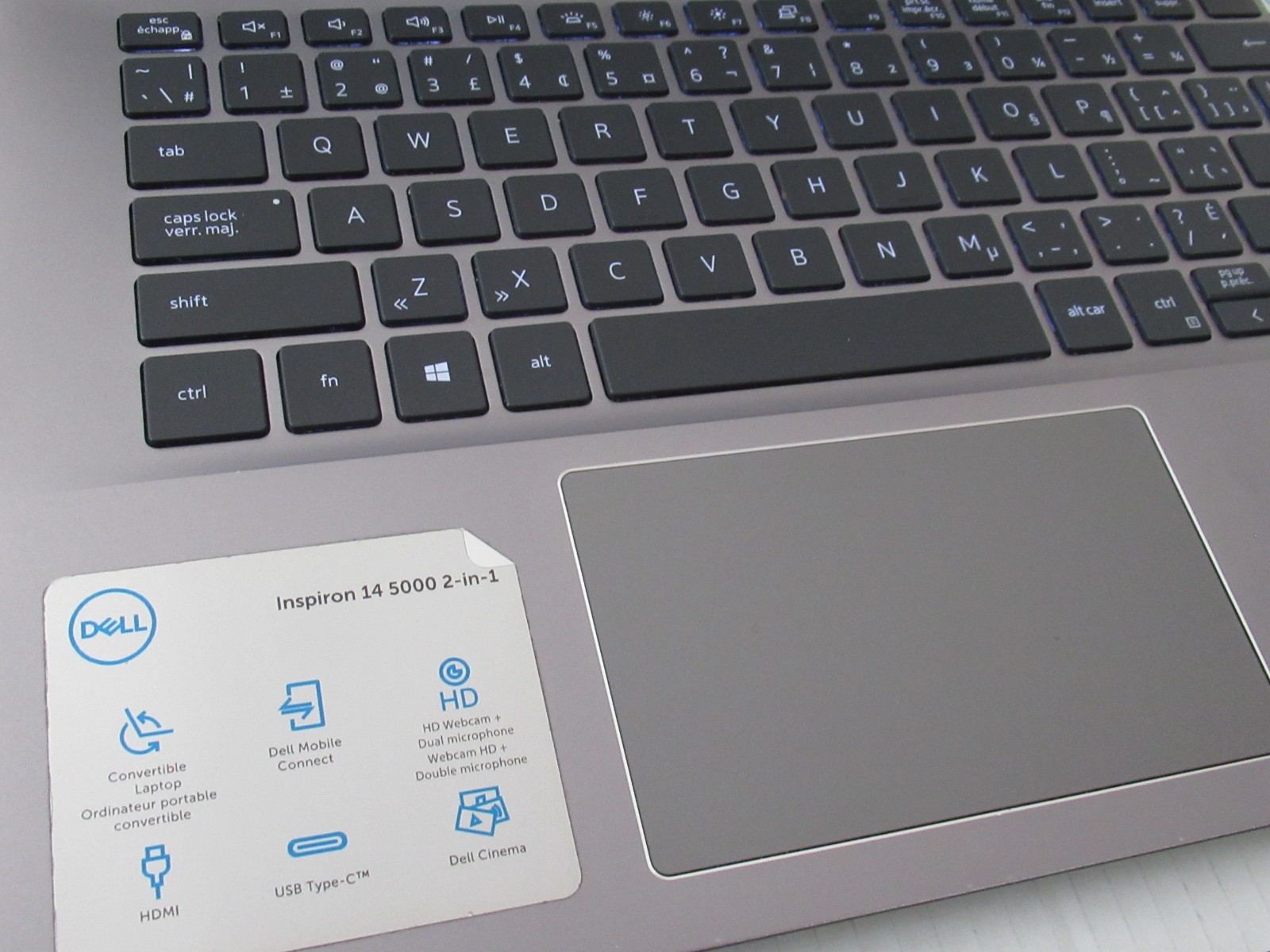 Dell Inspiron 14 5400 2-in-1 Touchscreen FHD Core i7 10th Gen 8gb 256ssd NVME