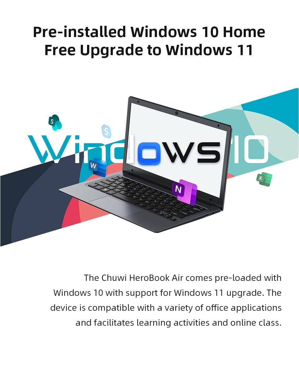 11.6″ HD Display Intel Celeron N4020 Dual Core 4GB 128GB SSD Windows 10 Laptop