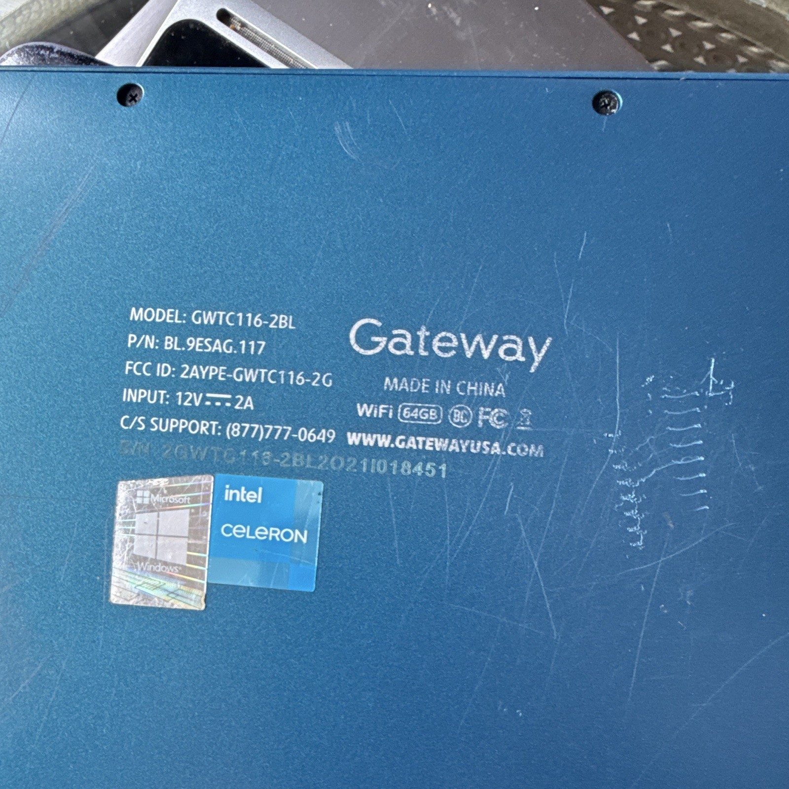 Gateway GWTC116-2BL 11.6″ Intel Celeron 4GB 64GB eMMC Win 10 Blue