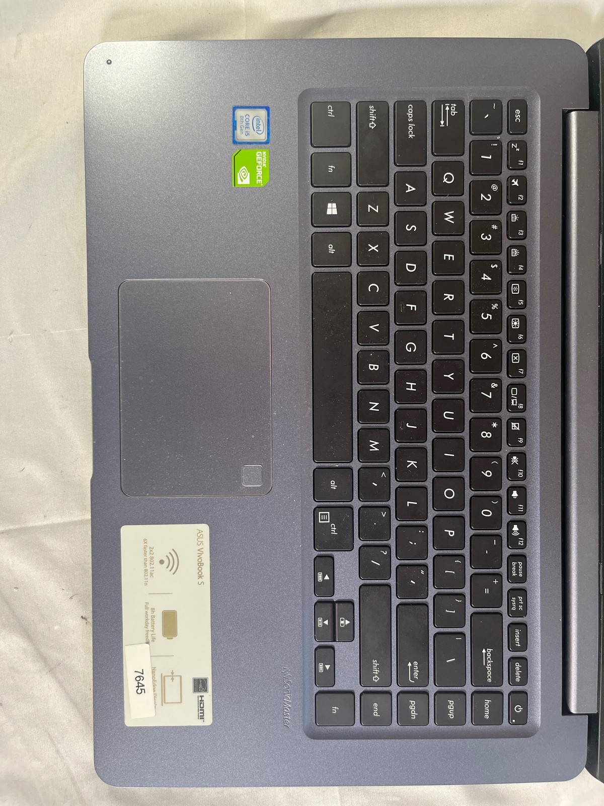 ASUS Vivobook S X510UNR Intel Core i5-8250U 8 GB 256GB SSD 15.6″