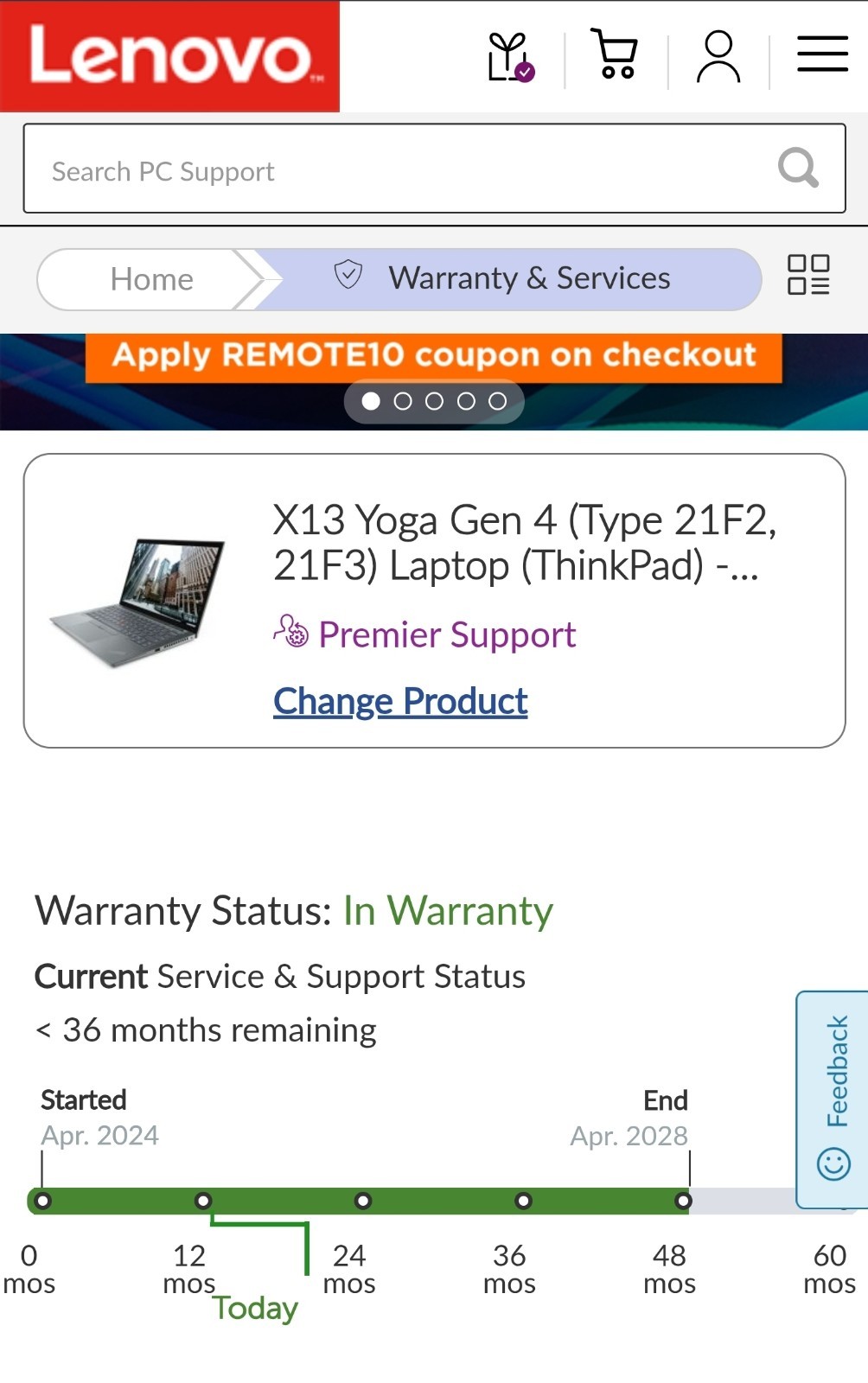 Lenovo ThinkPad X13 Yoga G4 13.3″ 2in-1 Touch i7-1365U, 32GB, 1TB, 2028 Warranty