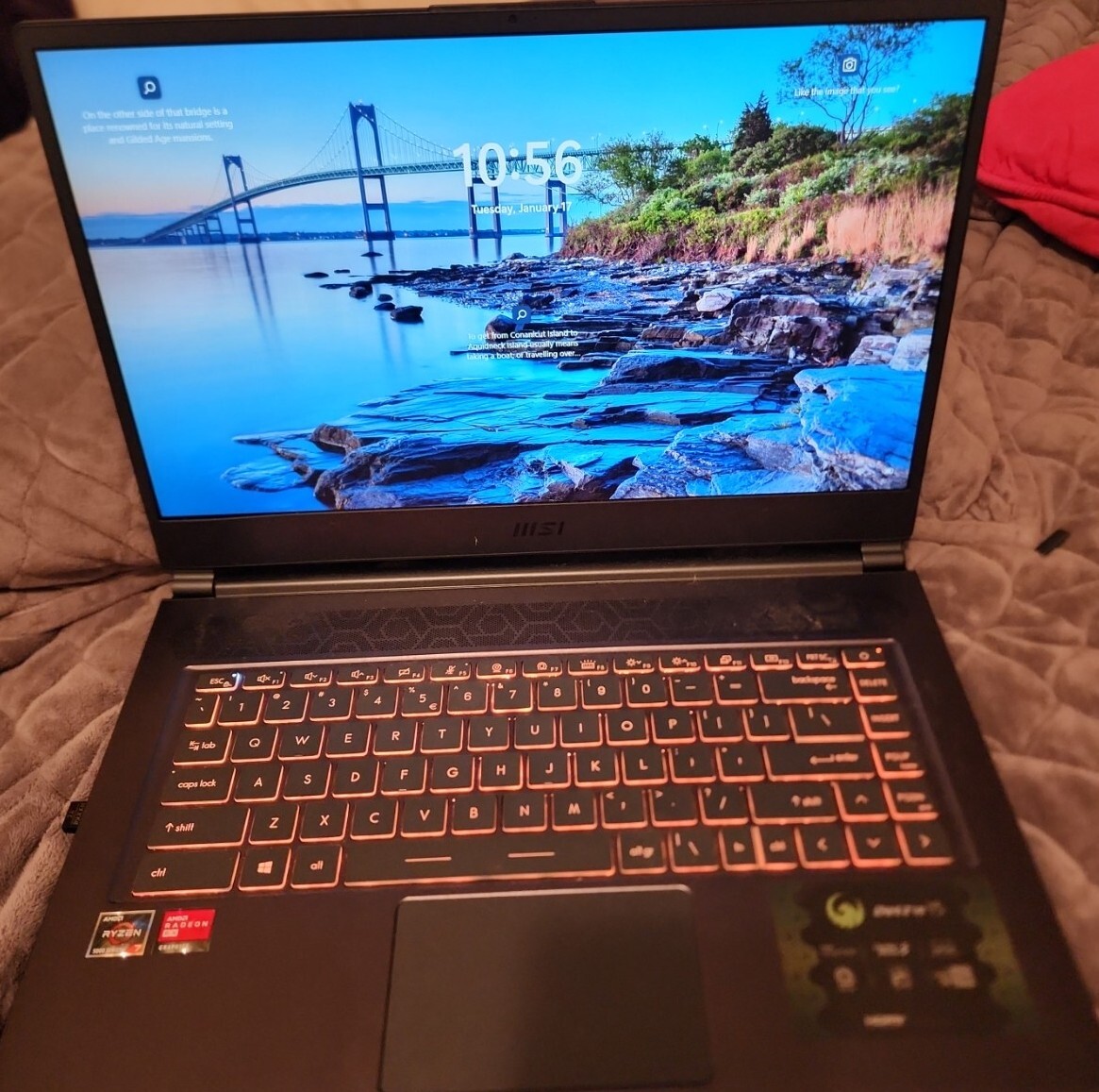 MSI Delta 15.6″ (1TB SSD, AMD Ryzen 7 5800H, 3.20GHz, 16GB RAM, AMD Radeon…