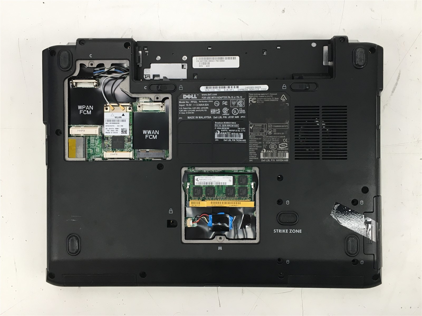 Dell Inspiron 1520 Core 2 Duo 1.50GHz 2GB RAM No HDD No OS 15.25″