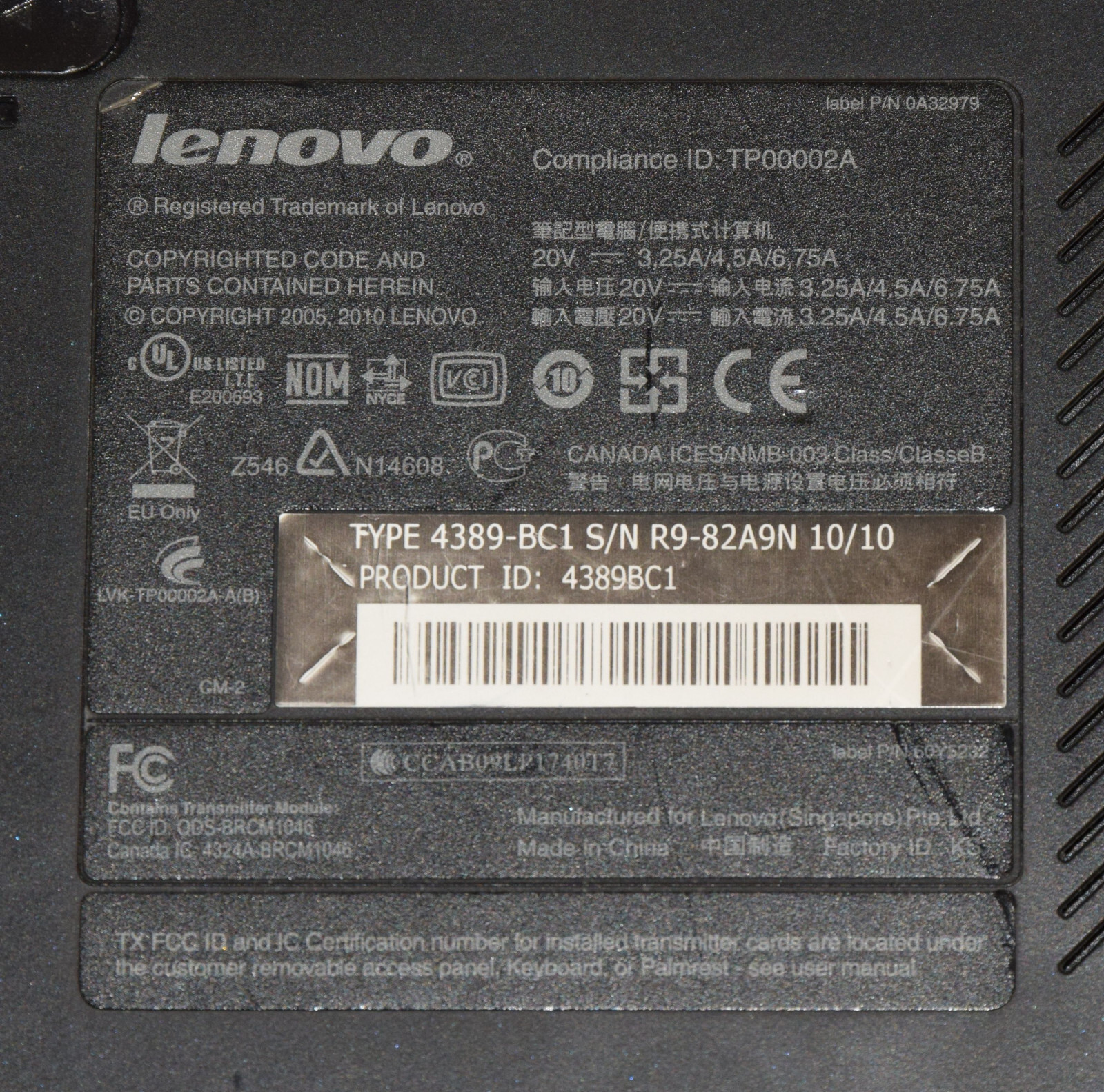 Destroyed Dead Junk Lenovo Thinkpad W510 15.6″ Laptop Incomplete AS IS Parts