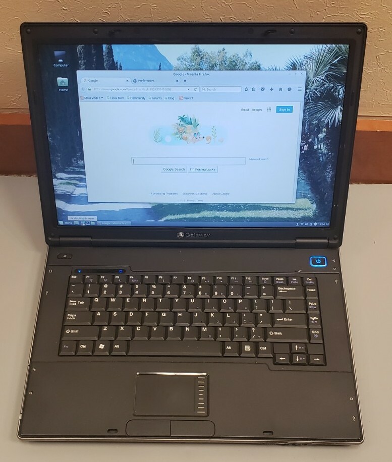 GATEWAY E-475M 15.6″ Intel Core 2 Duo T5470 2GB RAM 120GB HDD WIFI LINUX