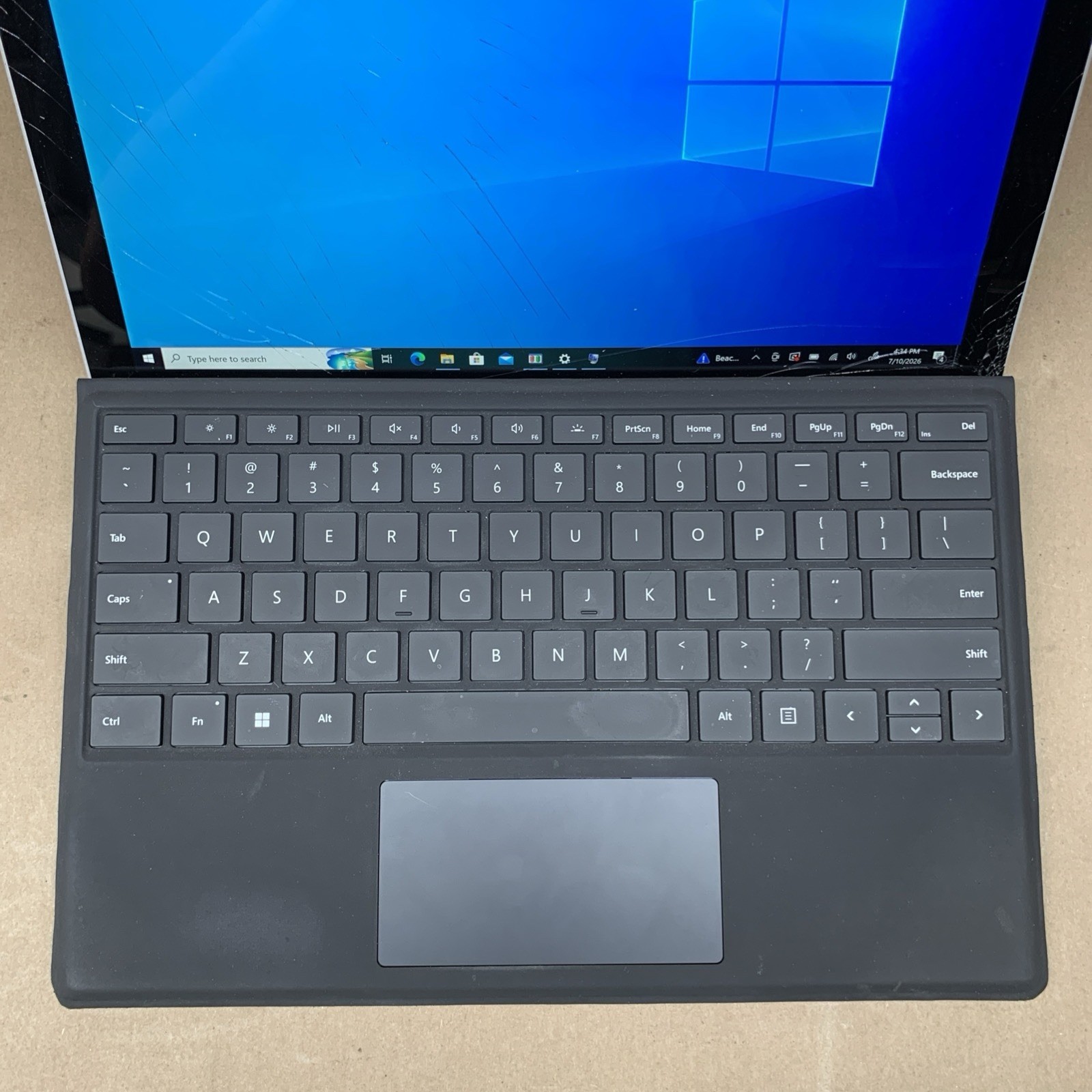 Microsoft Surface Pro 5 1807, Core i5-7300U @ 2.3GHz, 8GB RAM, 256GB SSD, W10P