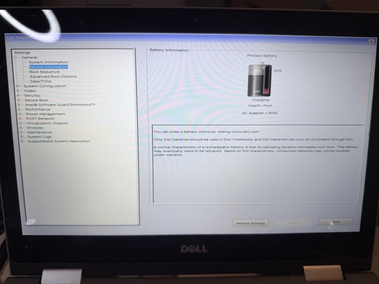 DELL INSPIRON 13 5368 | INTEL CORE I5-6200U 2.30GHZ | 4GB RAM | 1TB HDD | TOUCH