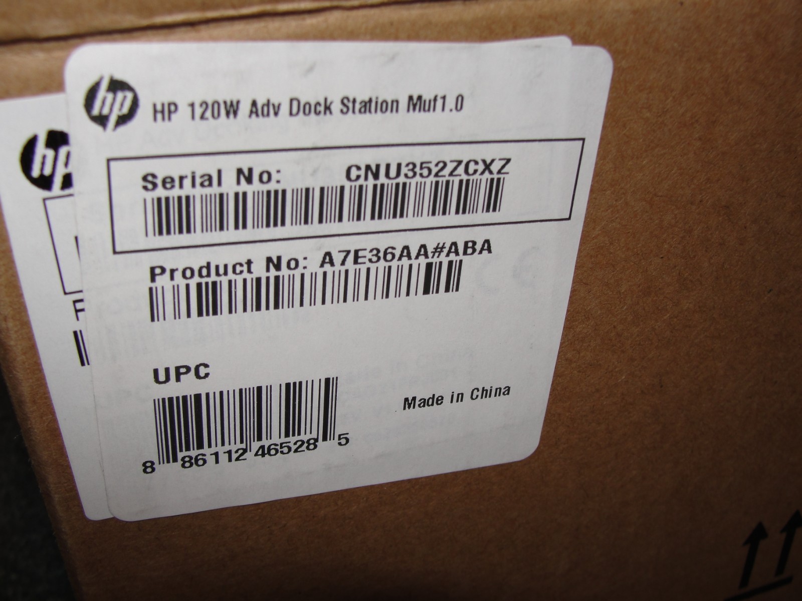 HP 120W Advanced Docking Station ; A7E36AA#ABA