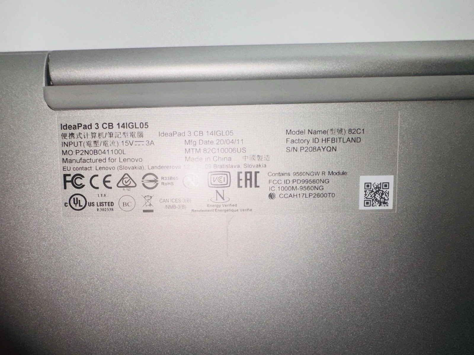 Lenovo – IdeaPad Slim 3 Chromebook Laptop – 14″ Full HD Touchscreen Laptop –