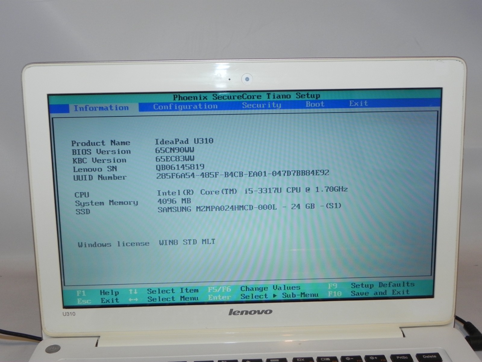 Lenovo IdeaPad U310 13.3″ Intel i5-3317 4GB RAM – For Parts/Repair –
