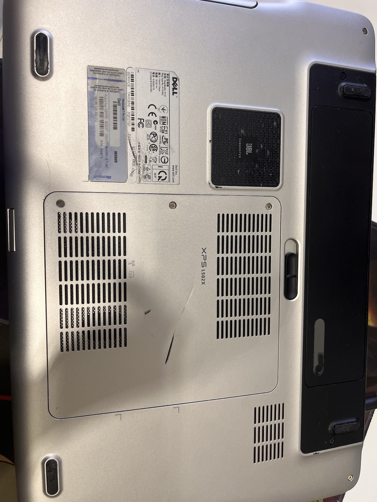 Dell XPS L502X 15.6” i7-2630QM, 8 GB/750GB SSD BlueRay, Win10 Pro