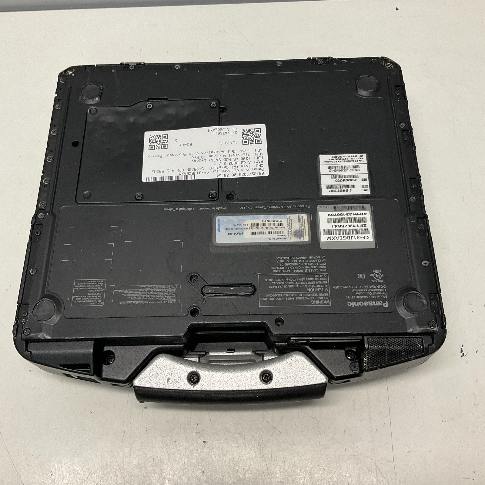 Panasonic Toughbook CF-31 MK2 Laptop Intel Core i5-2520M 8GB 320GB HDD Win 10