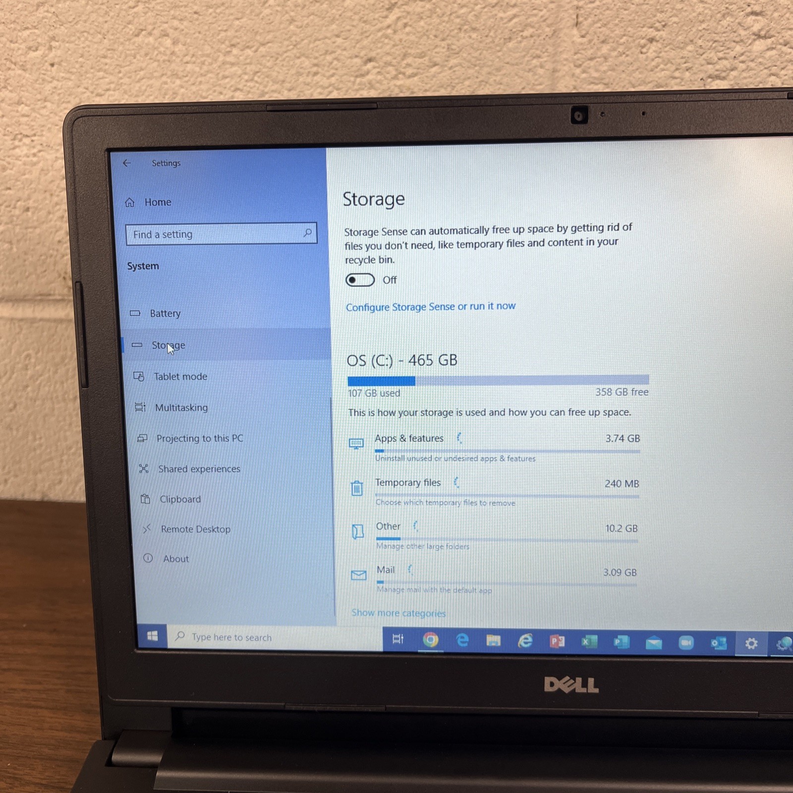 DELL LATITUDE 3560 INTEL CELERON 3215U – 4GB RAM – 500GB STORAGE – WINDOWS 10