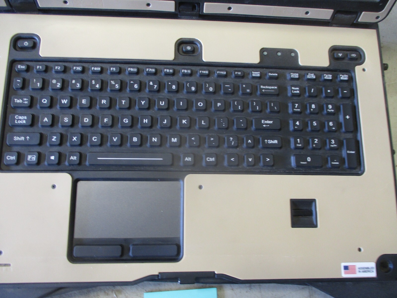 Used VT Miltope SRNC-17-G2 Semi-Rugged Notebook Computer Intel i7 No Drive HMMWV