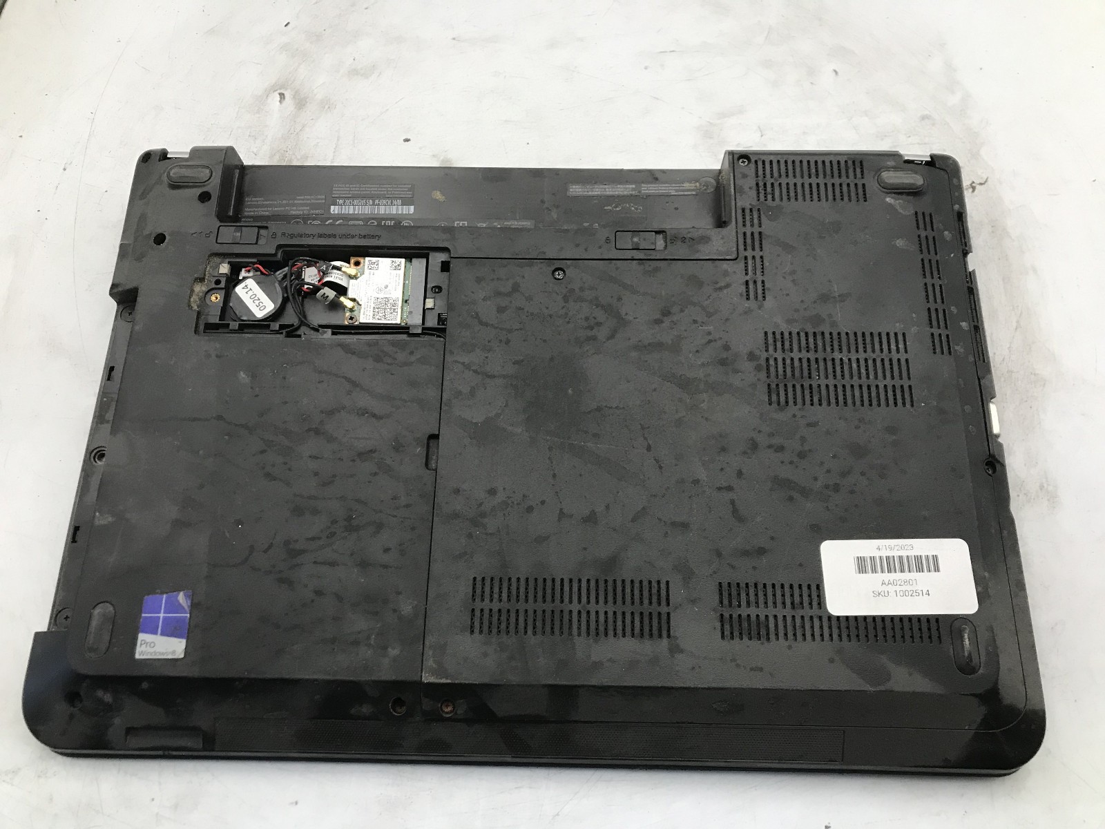 LENOVO THINKPAD E440 -FOR PARTS/MISSING PARTS- INTEL I3 4TH GEN – NO RAM-READ-BB
