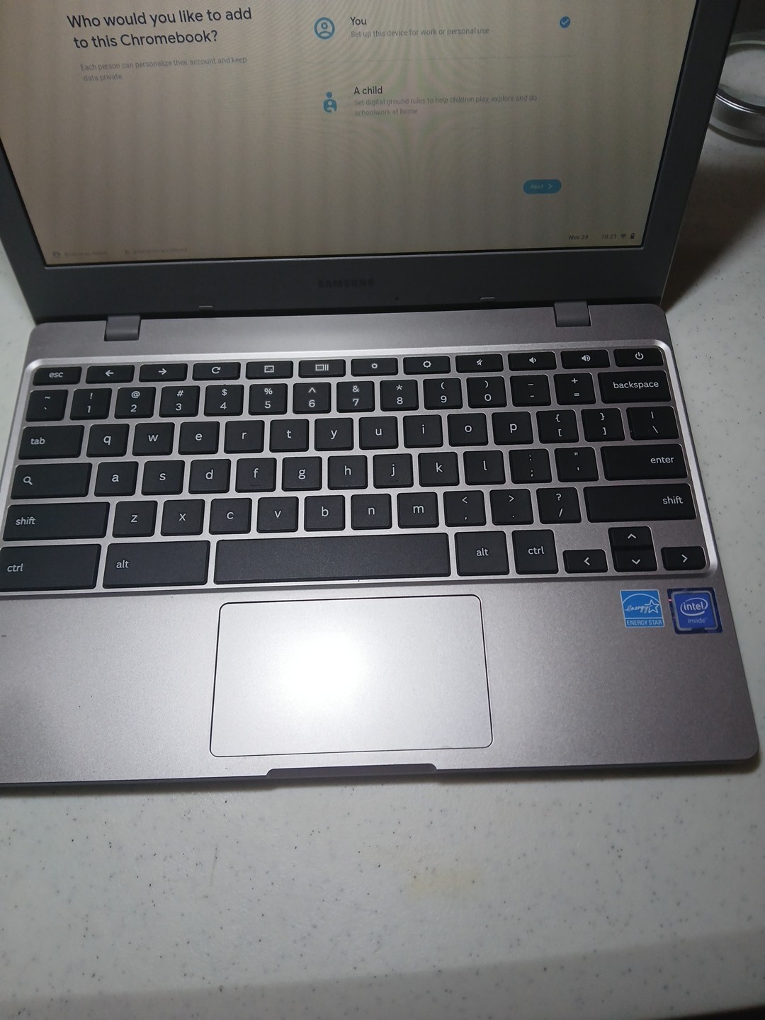 Samsung Chromebook 4 11.6″ Intel Celeron N4000, 4GB RAM, 32GB Chrome OS XE310XBA