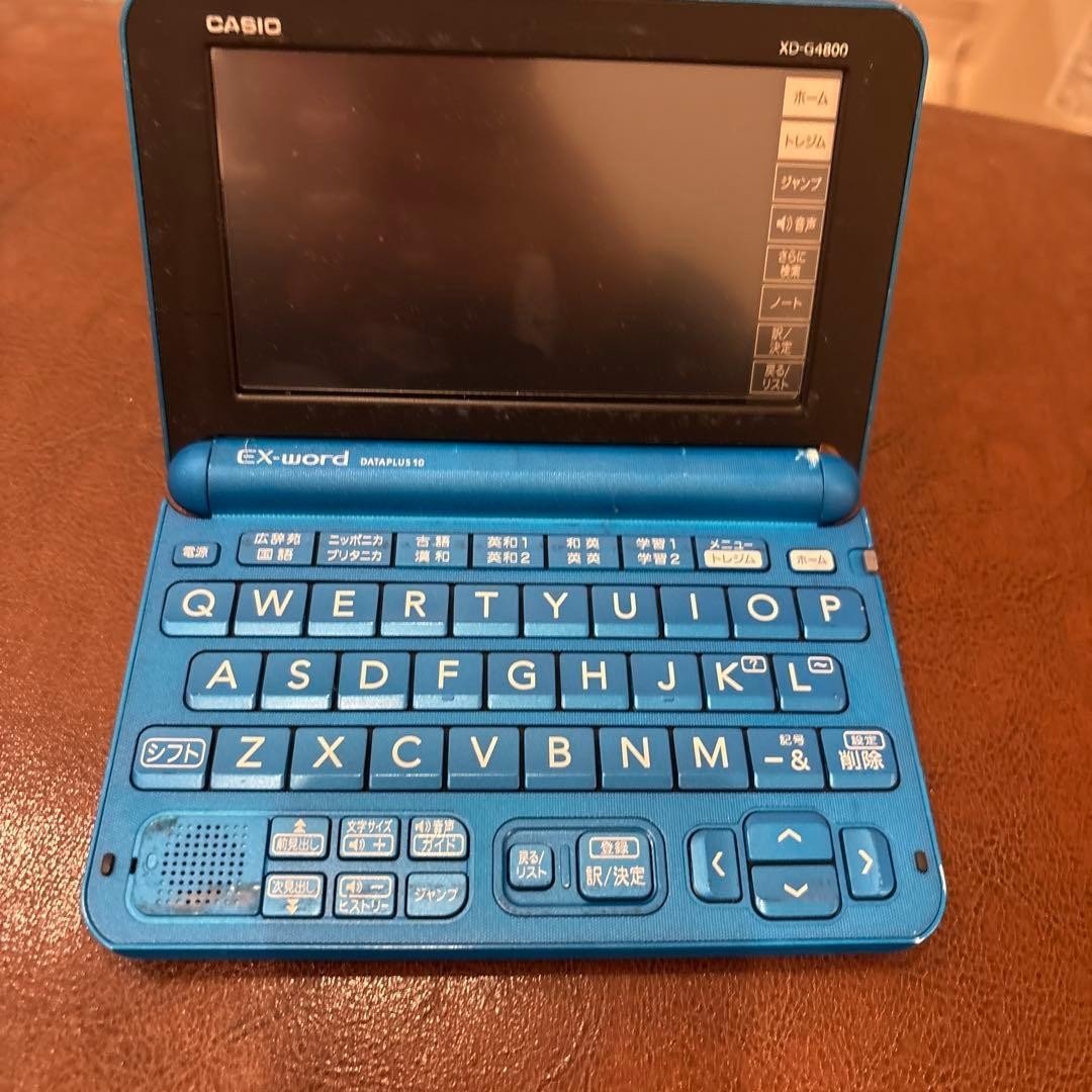 Casio XD-G4800 Electronic Dictionary Dataplus 10 Blue EX-word Used