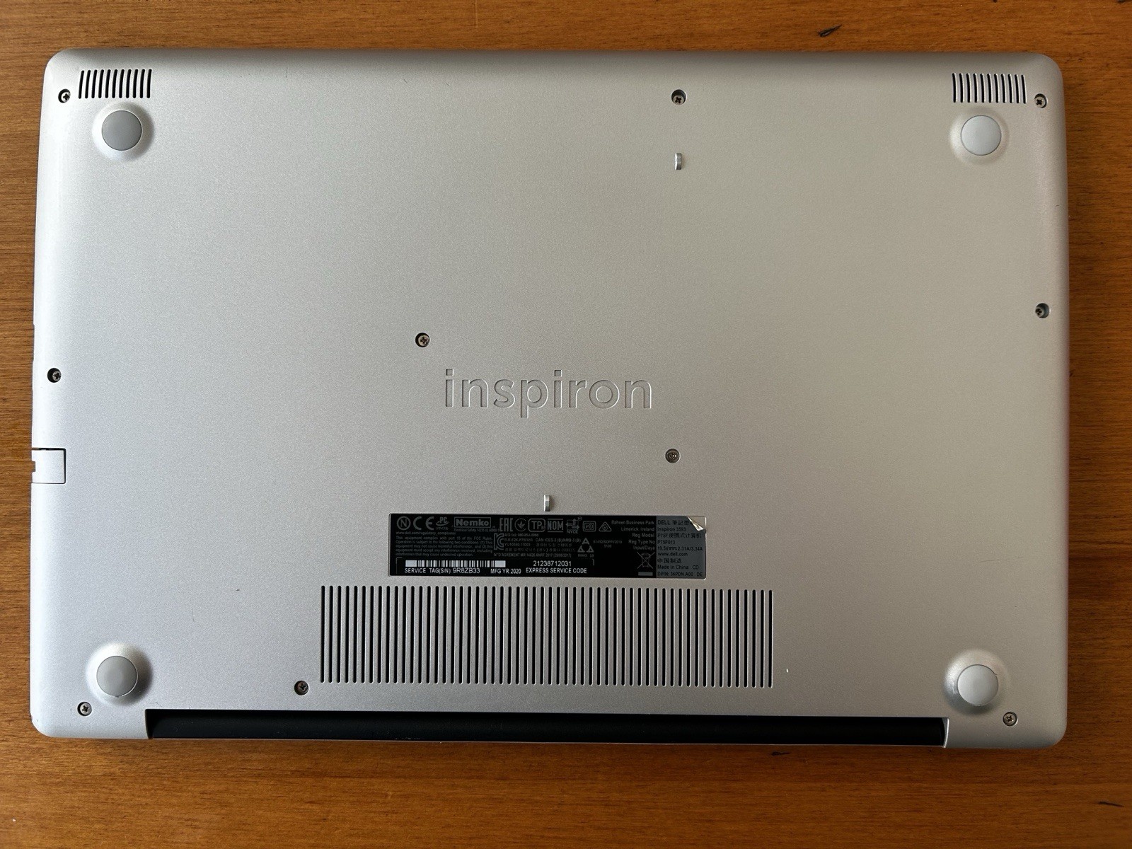 Dell Inspiron 3593 i5-1035G1, 12GB RAM, 1TB Dual SSD, Touchscreen Windows 11