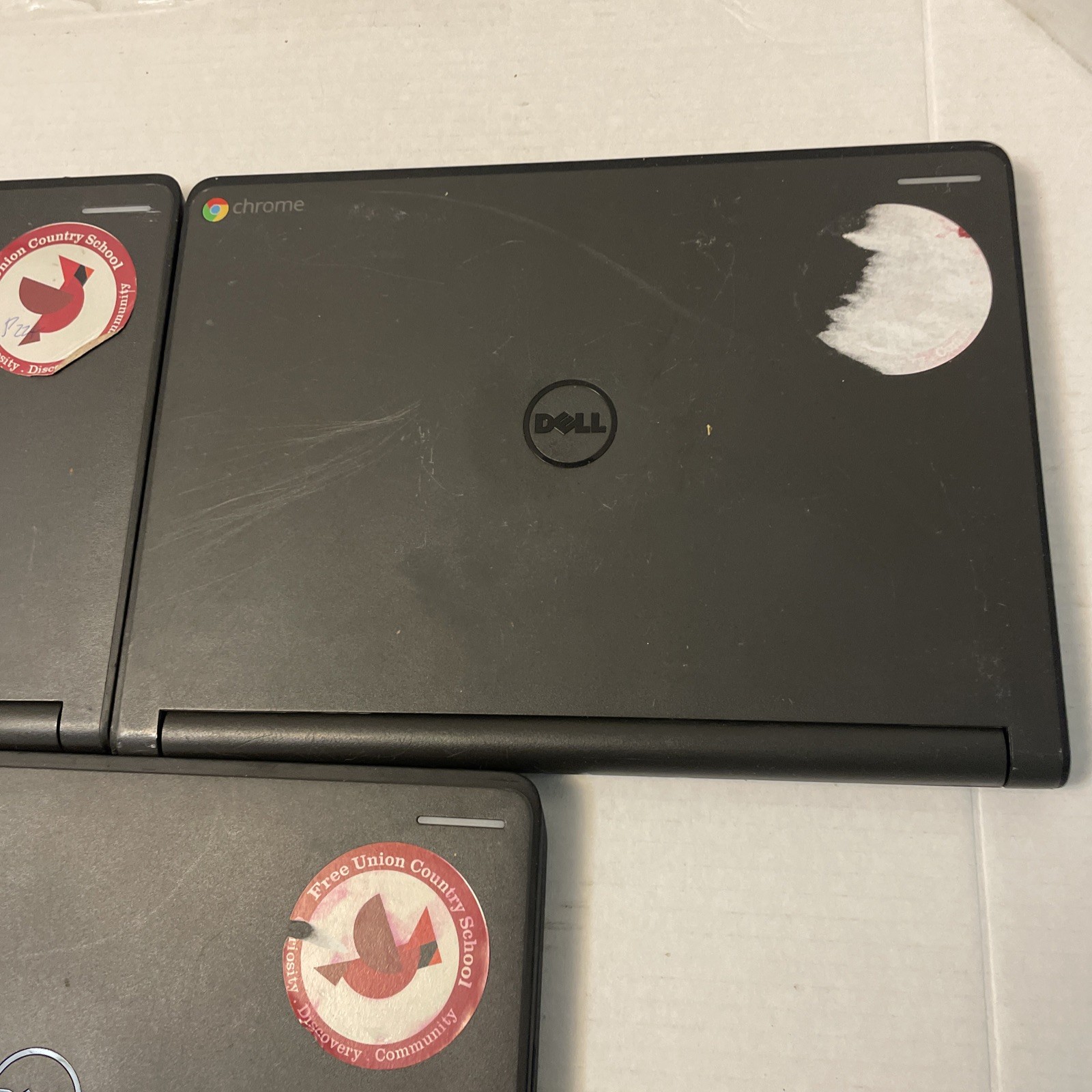 X3 Lot Of Dell P22T001 11.6″ Chromebook w/Celeron 2.16GHz/4GB/16GB (Black)