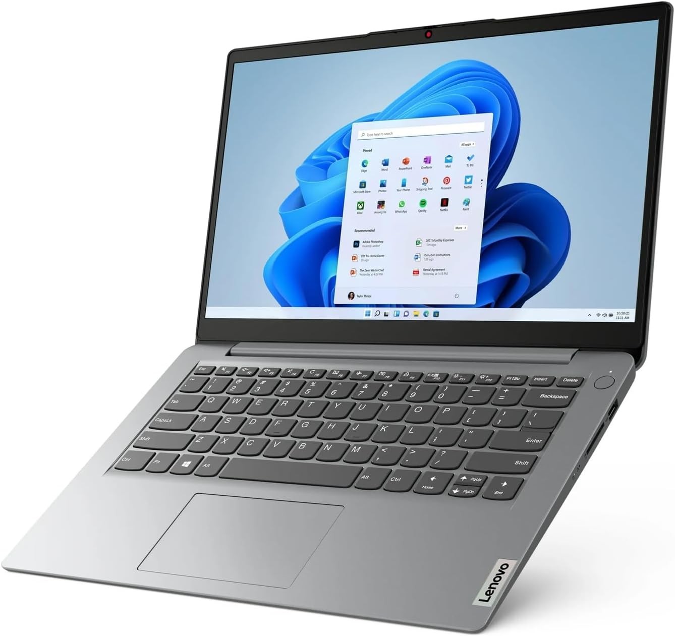 Lenovo IdeaPad 1 14″ HD Intel N4500 8GB RAM 256GB Storage Office 365 1TB Cloud