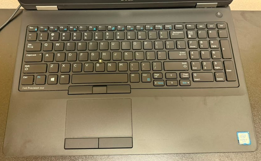 Dell Precision 3510 i7-6700HQ 8GB RAM 0 SSD Missing Battery Cable Used AS-IS