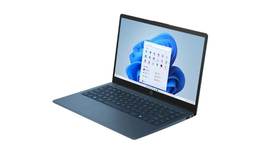HP Stream 14 inch Win 11 Laptop Intel Processor N150 4GB 128GB eMMC Blue (12-mo.