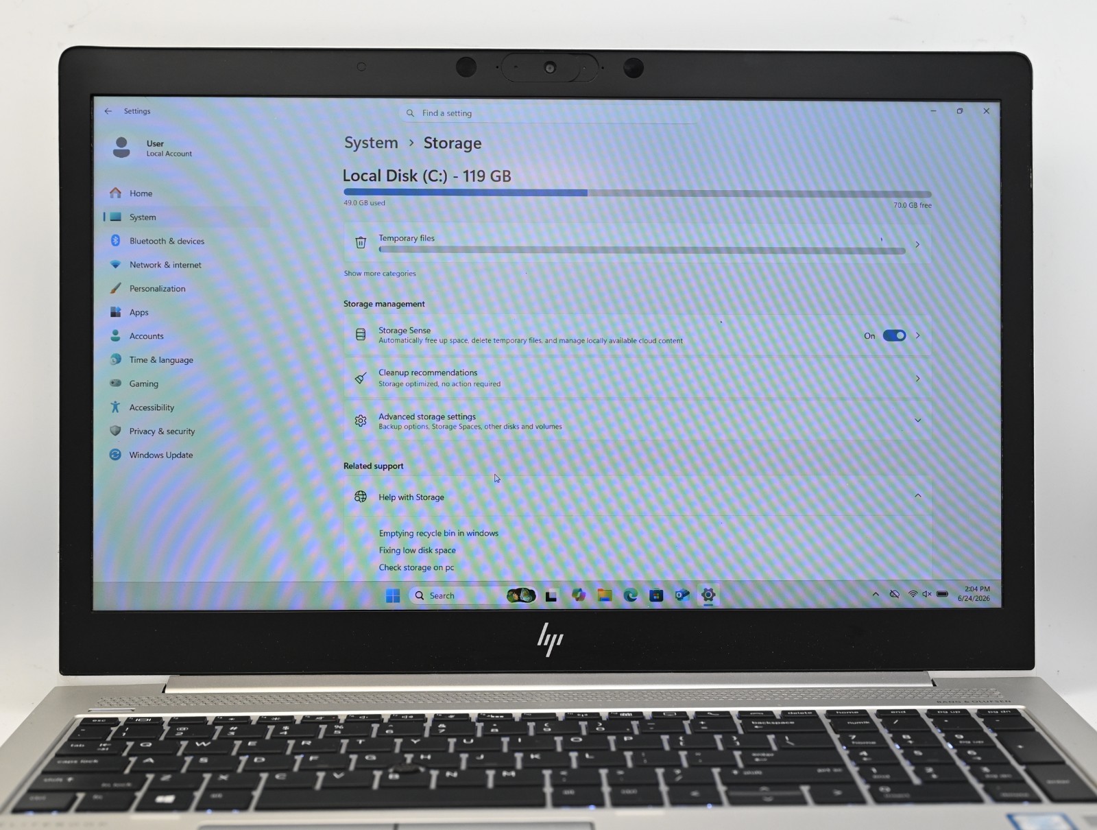HP EliteBook 850 G6 i7-8665u 1.9GHz 16 GB RAM 128 GB SSD – Windows 11 Pro